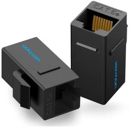Vention Adaptador RJ45 Hembra a Hembra Cat5e VDD-B07-B Negro